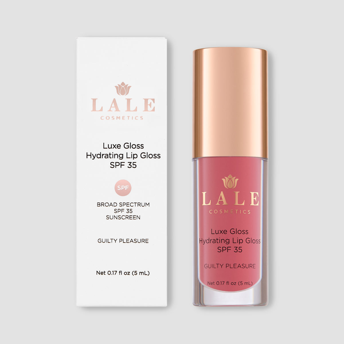 Luxe Gloss in Guilty Pleasure with its carton